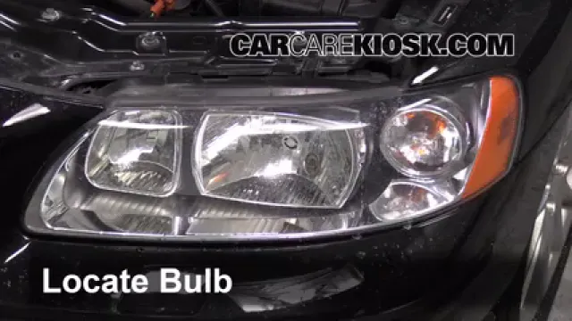 2008 Volvo S60 2.5T 2.5L 5 Cyl. Turbo Luces Faro delantero (reemplazar foco)